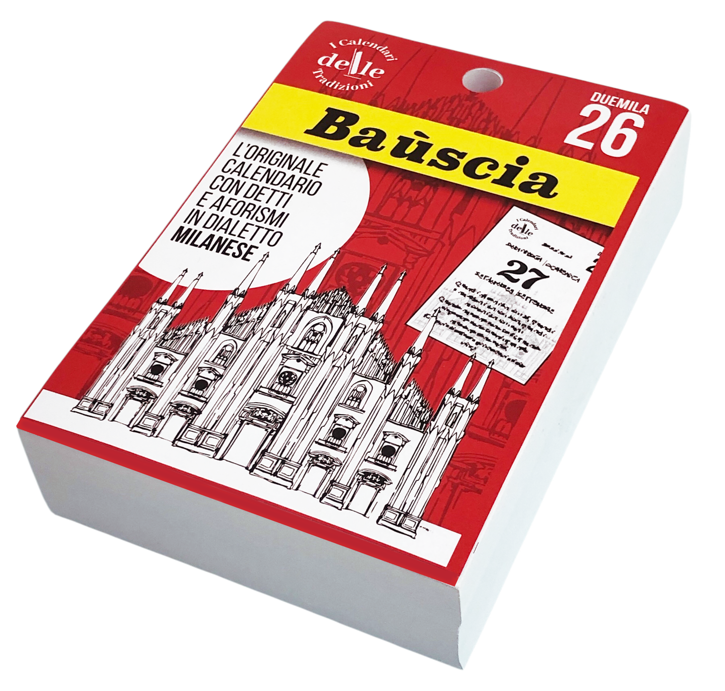 Calendario Baùscia 2026 - Aforismi Milanesi e Cultura