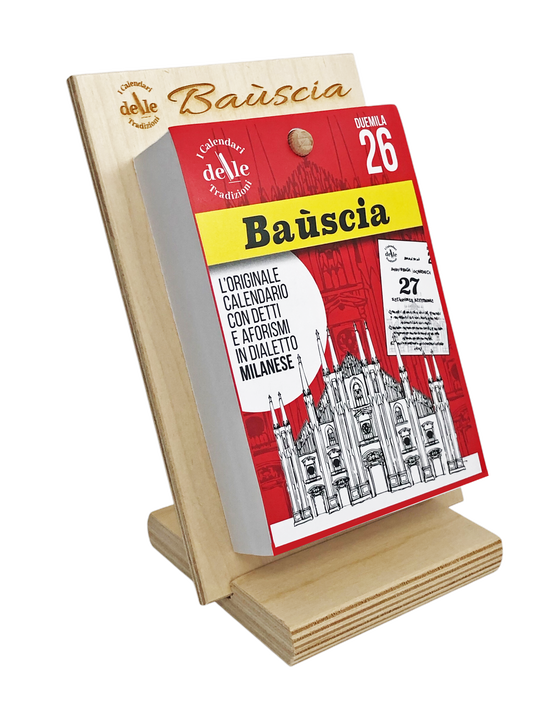 Calendario Baùscia 2026 - Aforismi Milanesi e Cultura