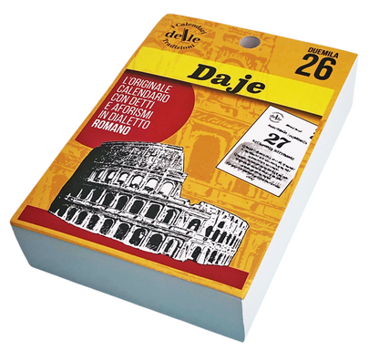 Calendario Daje 2026 - Proverbi Romani e Cultura