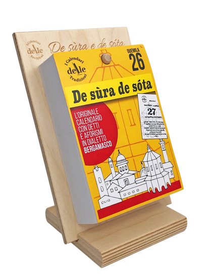 Calendario De sùra e de sóta 2026 - Proverbi Bergamaschi