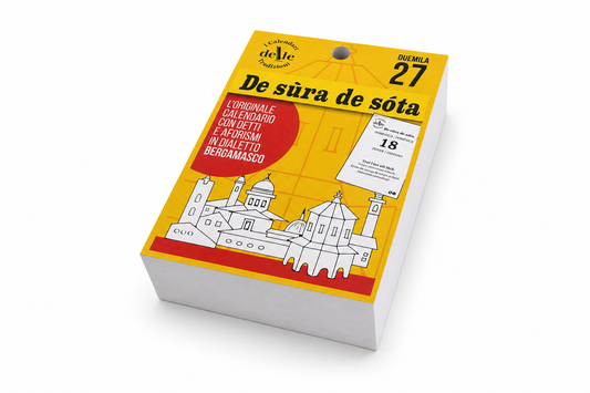 Blocco di Ricambio Calendario “De sùra e de sóta 2027” - Solo Fogli
