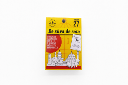 Blocco di Ricambio Calendario “De sùra e de sóta 2027” - Solo Fogli