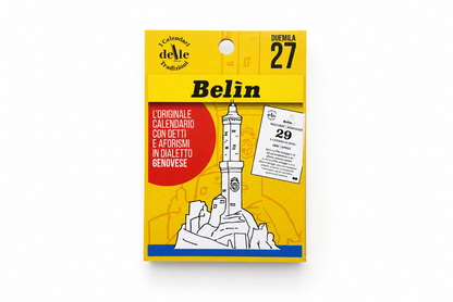 Blocco di Ricambio Calendario “Belin 2027” - Solo Fogli