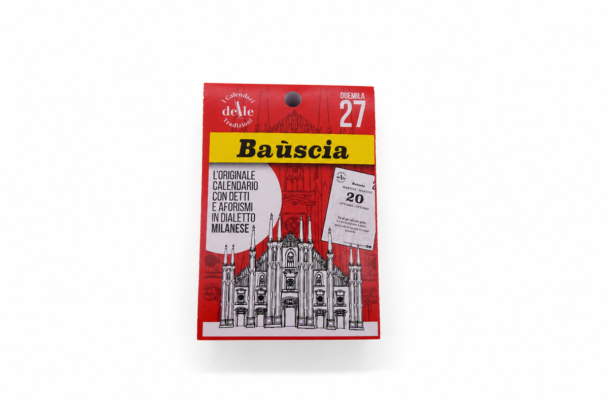 Blocco di Ricambio Calendario “Baùscia 2027” - Solo Fogli
