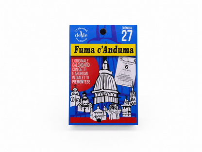 Blocco di Ricambio Calendario “F’uma C’Anduma 2027” - Solo Fogli