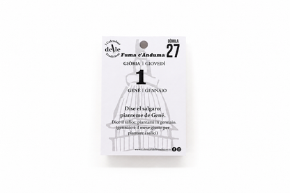 Blocco di Ricambio Calendario “F’uma C’Anduma 2027” - Solo Fogli