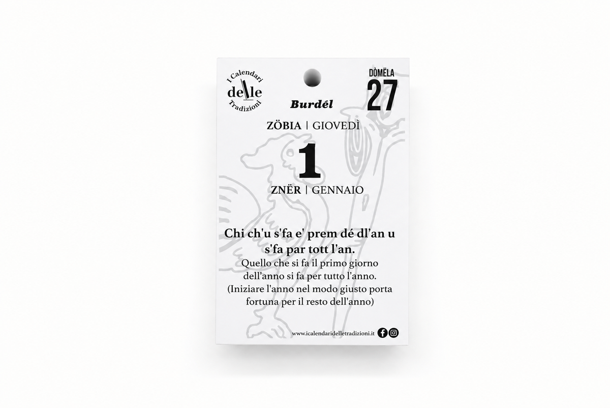 Blocco di Ricambio Calendario “Burdél 2027” - Solo Fogli
