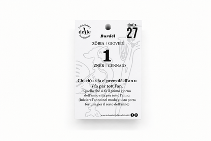 Blocco di Ricambio Calendario “Burdél 2027” - Solo Fogli