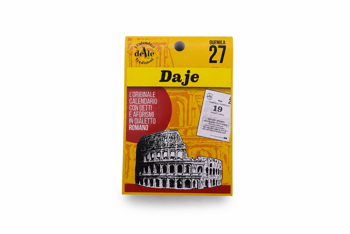 Blocco di Ricambio Calendario “Daje 2027” - Solo Fogli