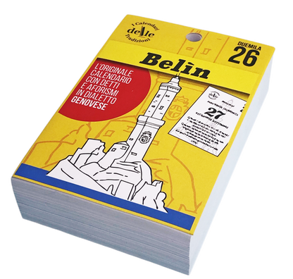 Calendario Belin 2026 - Saggezza e Detti Genovesi