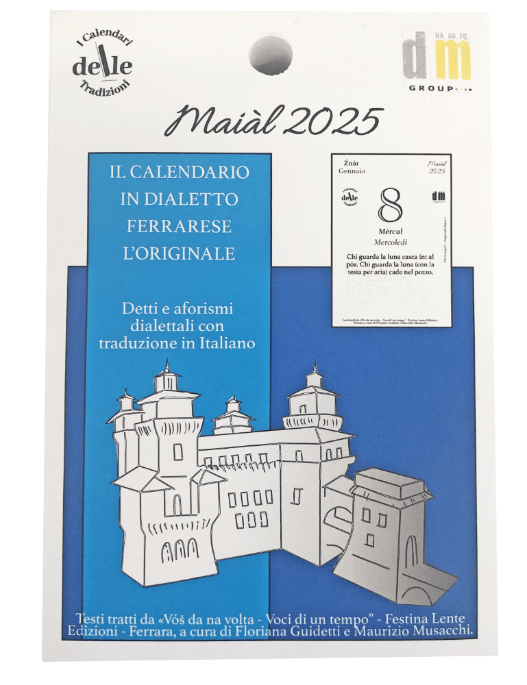 Blocco di Ricambio Calendario “Maiàl 2025” - Solo Fogli - I Calendari delle Tradizioni