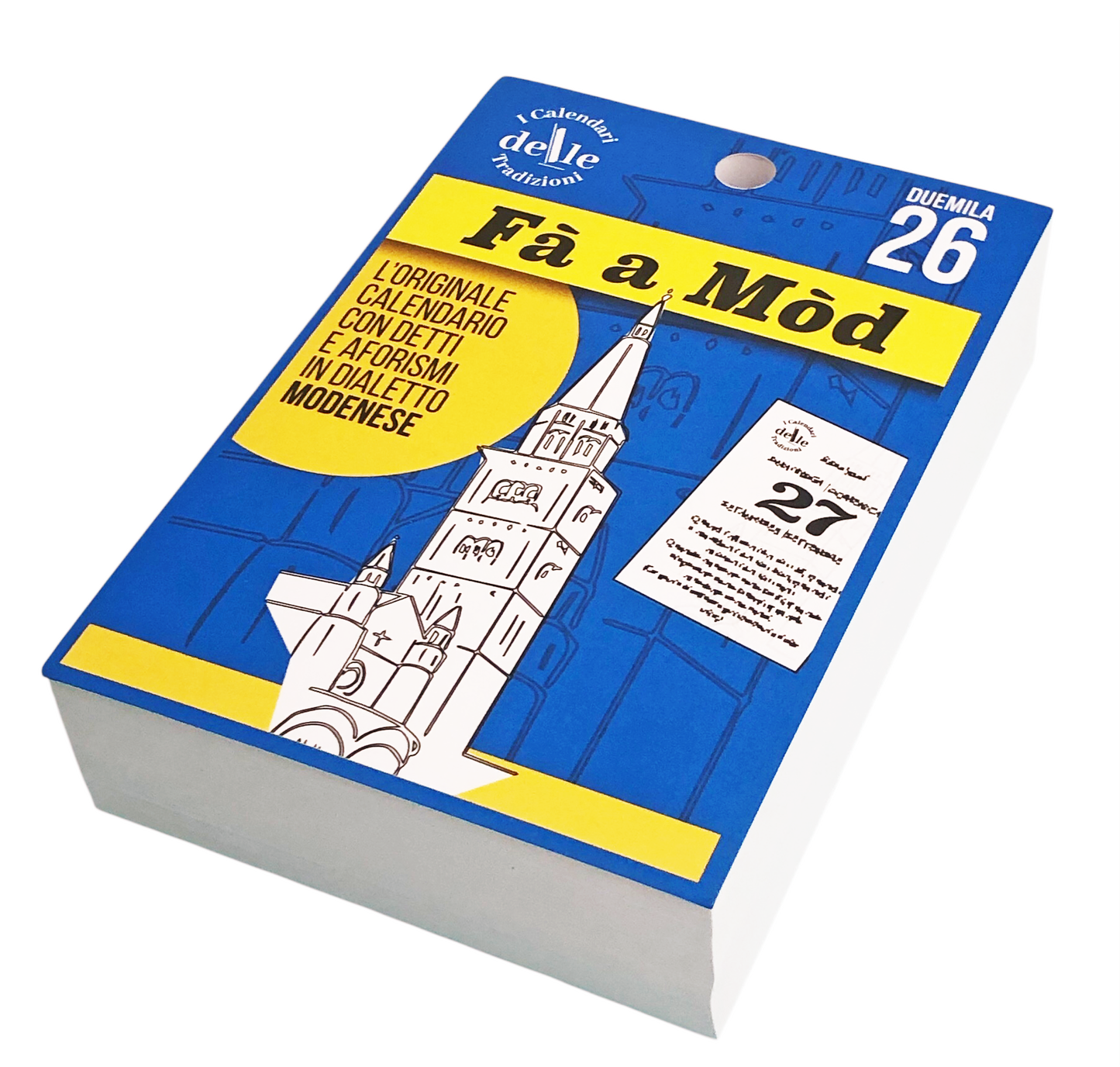Calendario Fà a Mòd 2026 - Proverbi e Cultura Modenese