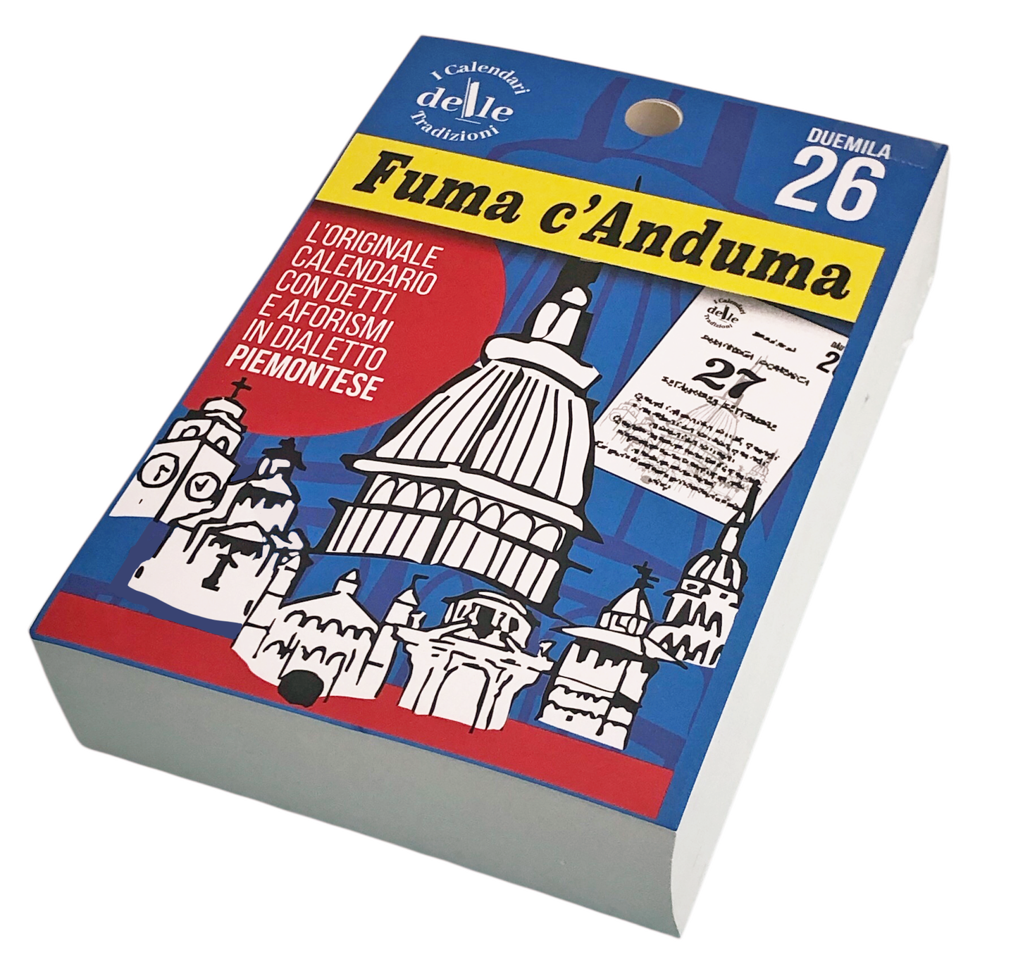 Calendario Fuma C’Anduma 2026 - Aforismi Piemontesi Quotidiani